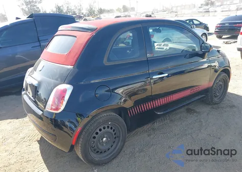 2015 Fiat 500C Pop из США, поврежденный, VIN 3C3CFFDR6FT507797